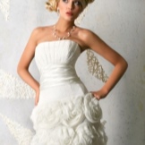 Robe de mariée courte ange etoiles