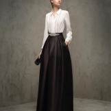 Robe de soirée de pronovias noir et blanc