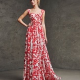 Robe de soirée de couleur pronovias