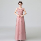 Robe de soirée violette de Chine