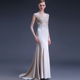 Robe de soirée blanche de Chine