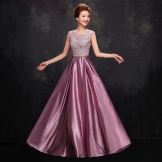 Robe de soirée violette de Chine