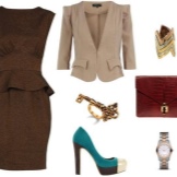 Accessoires de robe marron