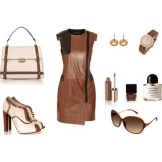 Accessoires de robe marron