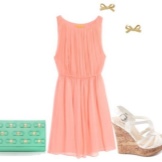 Robe pêche avec sac vert