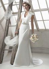 Robe de mariée sirène simple