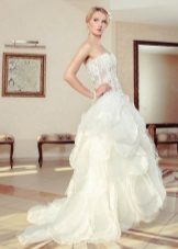 Robe de mariée avec corset transparent Anna Delaria