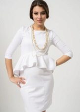 Robe de mariée droite pour grossesse précoce