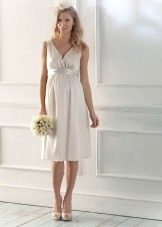 Robe de mariée droite maternité