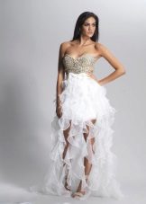 Robe de mariée courte devant et dos long