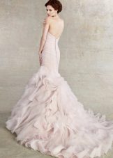 Magnifique robe de mariée sirène avec train