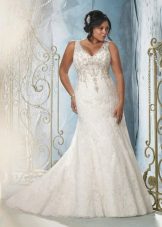 Robe de mariée pour dentelle et strass