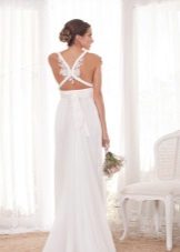 Robe de mariée par Anna Campbell avec dos ouvert