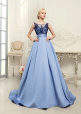 Robe de mariée bleue de mariée Naviblue