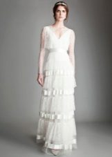 Robe de mariée par Temperley London avec jupe à volants
