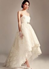Temperley London Robe de mariée courte devant