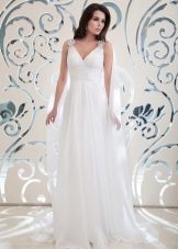 Robe de mariée Empire à décor d'épaule