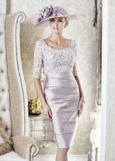 Robe pour mère mince de la mariée