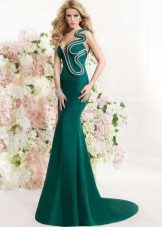 Robe de soirée originale verte