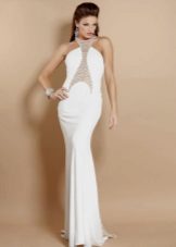 Robe de soirée longue blanche