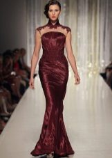 Robe du soir marron