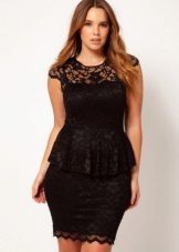 Robe courte noire pour les basky