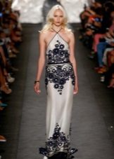 Robes de soirée du Naeem Khan blanc et noir