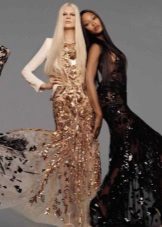 Robe de soirée en guipure