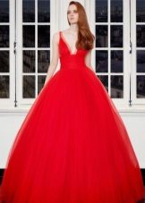 Magnifique robe de soirée rouge