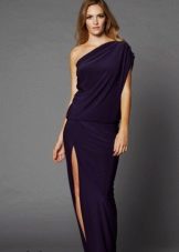 Robe de soirée une épaule