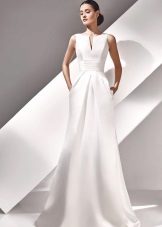 Robe de mariée coupe droite