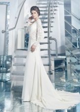 Robe de mariée sirène avec dentelle