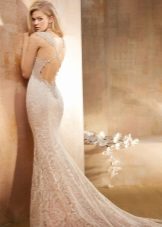 Robe de mariée sirène dos ouvert