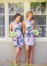 Robes de demoiselle d'honneur multicolores