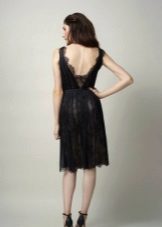 Robe avec dos ouvert court