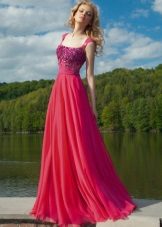 Robe de soirée du Oksana Mukha rouge