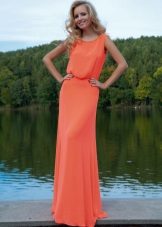 Robe de soirée du corail mouche Oksana