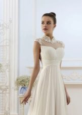 Faire le haut de la robe de mariée en dentelle
