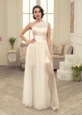 Robe de mariée avec un haut transparent de Tatiana Kaplun