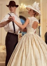 Robe de mariée sans dossier de la collection Jazz Sounds de Tatiana Kaplun