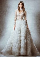 Zuhair Murad 2015 esküvői ruha bolyhos szoknyával