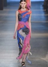 Robe de soirée 2016 avec un imprimé