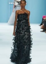 Robe de soirée à franges 2016 de Carolina Herera