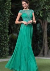 Robe de soirée verte pour le nouvel an 2016