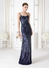 Robe de soirée bleue pour le nouvel an 2016