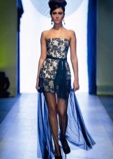 Robe de soirée en mousseline de soie pour le nouvel an 2016