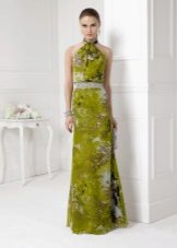 Robe de soirée imprimée