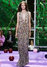 Robe de soirée de Dior 2016 au sol