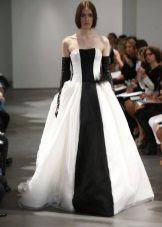 Robe de mariée noire de Vera Wang