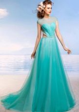 Robe de mariée turquoise Romanova